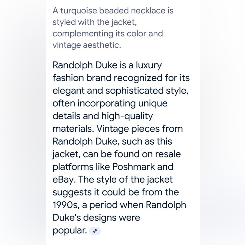 VTG Randolph Duke Genuine Suede Embroidered Western Jacket Leather Coat SIZE 12 - Picture 13 of 15